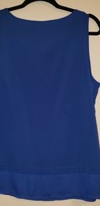 Blue dressy tank top